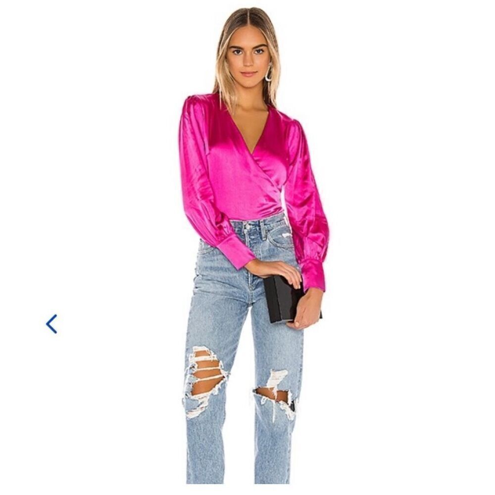 Revolve Lovers and Friends Wrap Top Size Medium